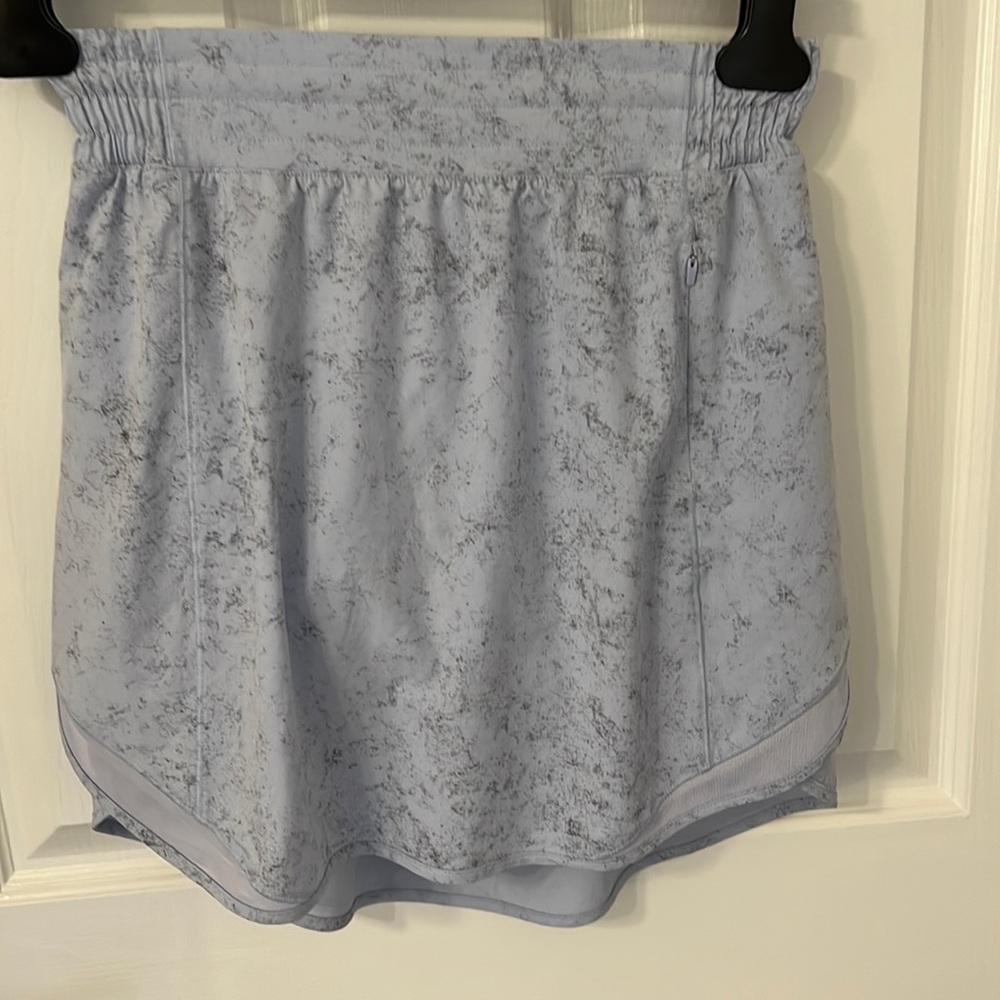 Lulu lemon light blue print skort. Never worn